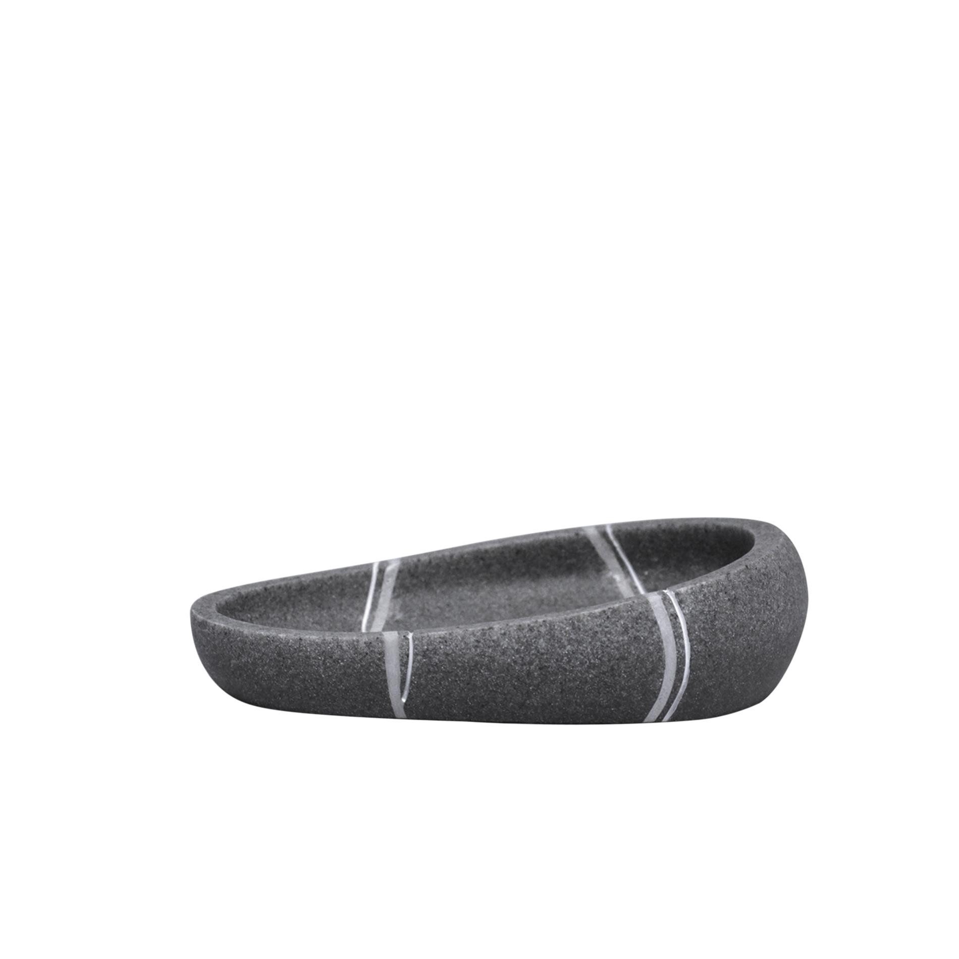Ridder Seifenschale Little Rock grau, Breite: 12 cm