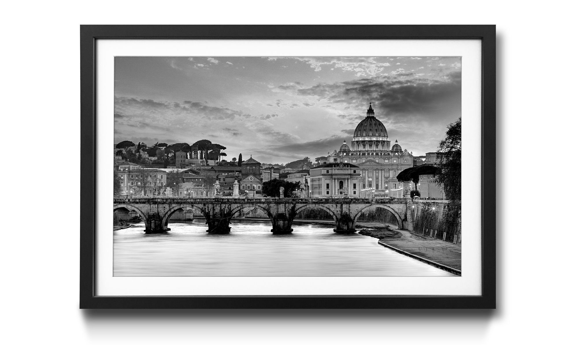 Wandbild, 4 Städte, Größen Kunstdruck erhältlich in Vatican, WandbilderXXL