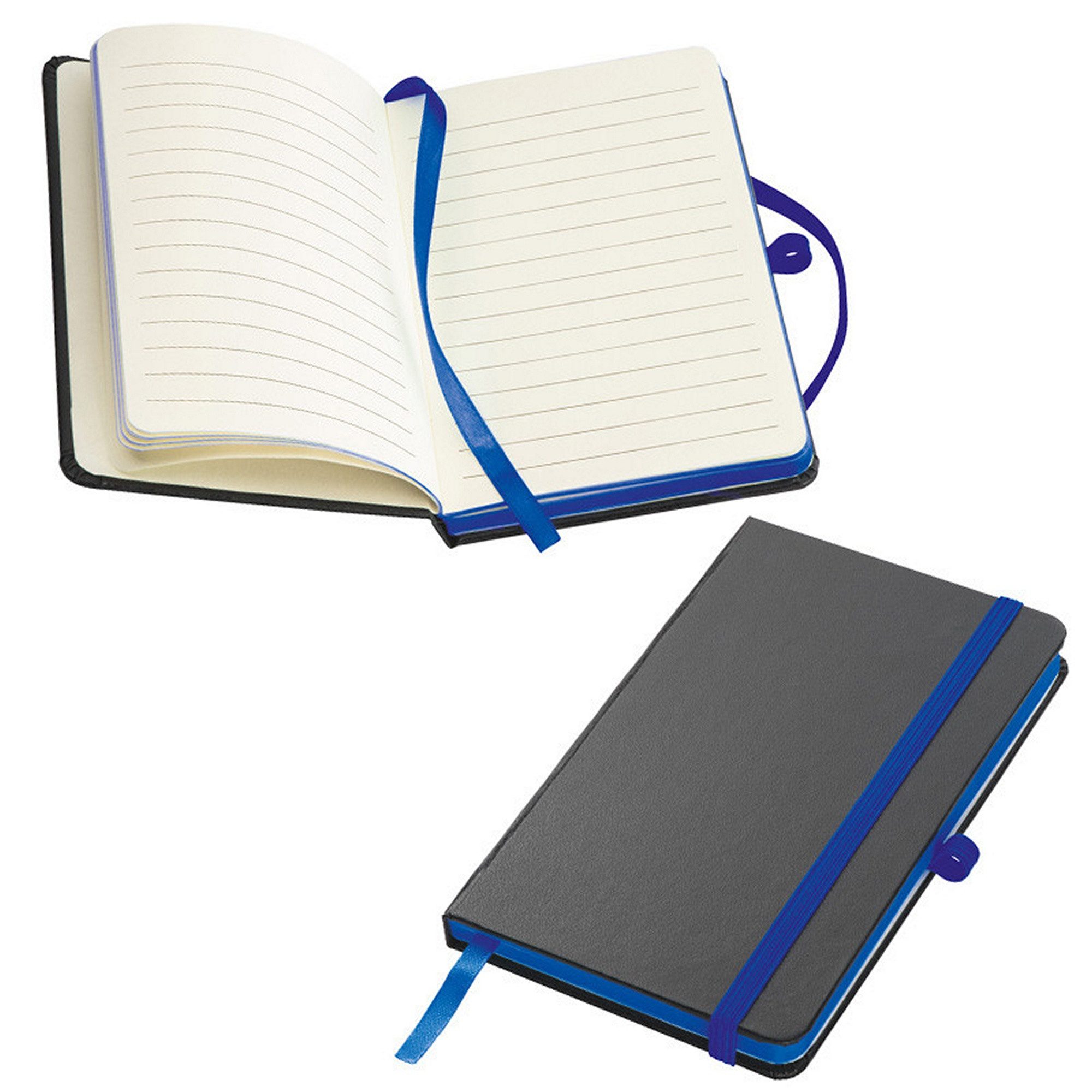 Notizbuch Notizbuch / DIN A6 / 160 S. / liniert / PU Hardcover / Farbe: blau