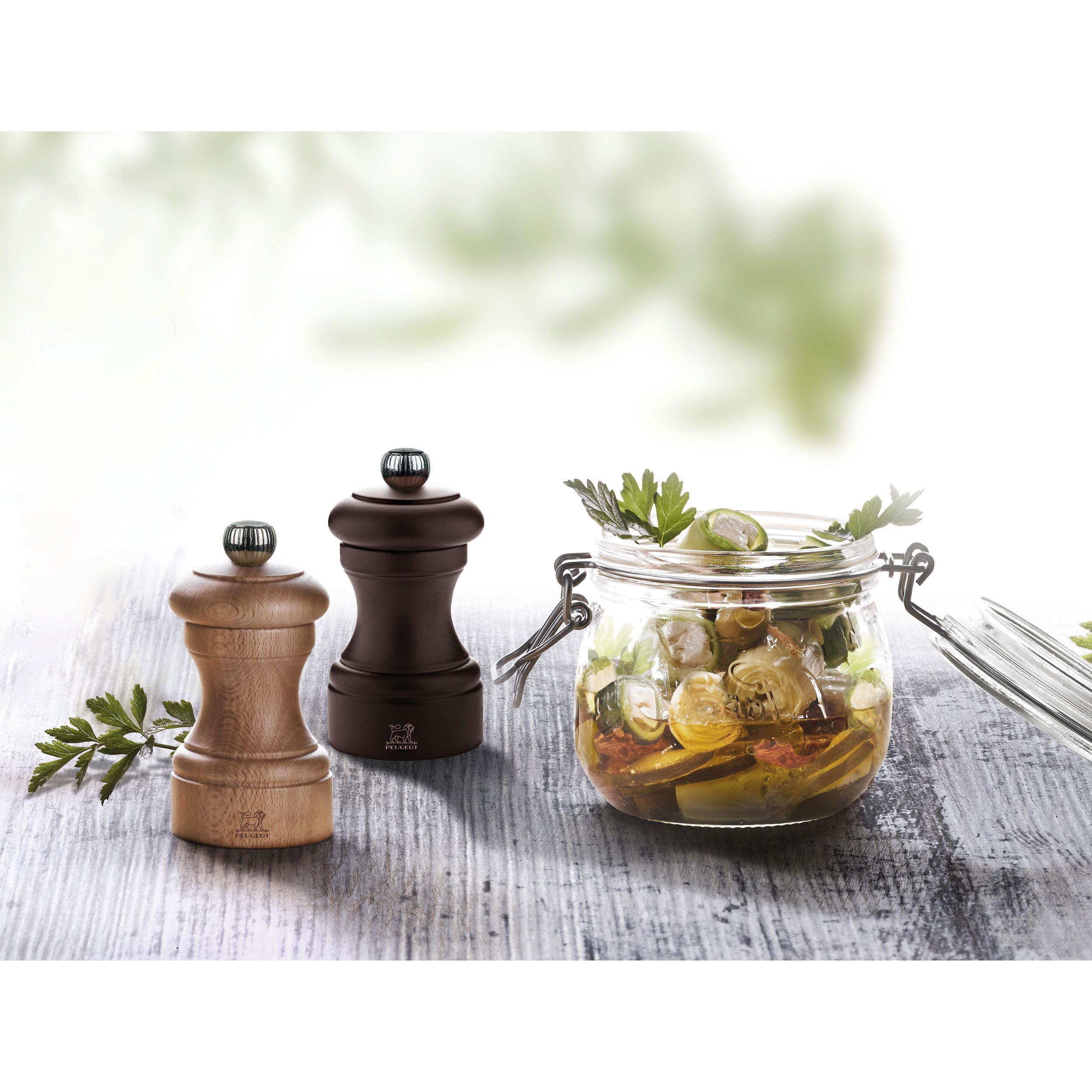 PEUGEOT Pfeffermühle Bistro Pfeffermühle, Pfeffer Mühle, Buchenholz, Manuell Manuell