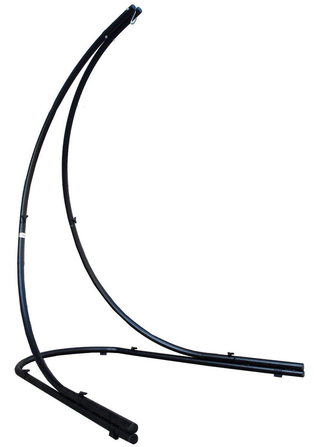 AMANKA Hängestuhl Gestell Freistehend Schwarz - 210 cm Hängesessel Gestell bis 150 kg, Stahl Hängestuhlgestell Wetterfest - XL Ständer für Drinnen & Draußen