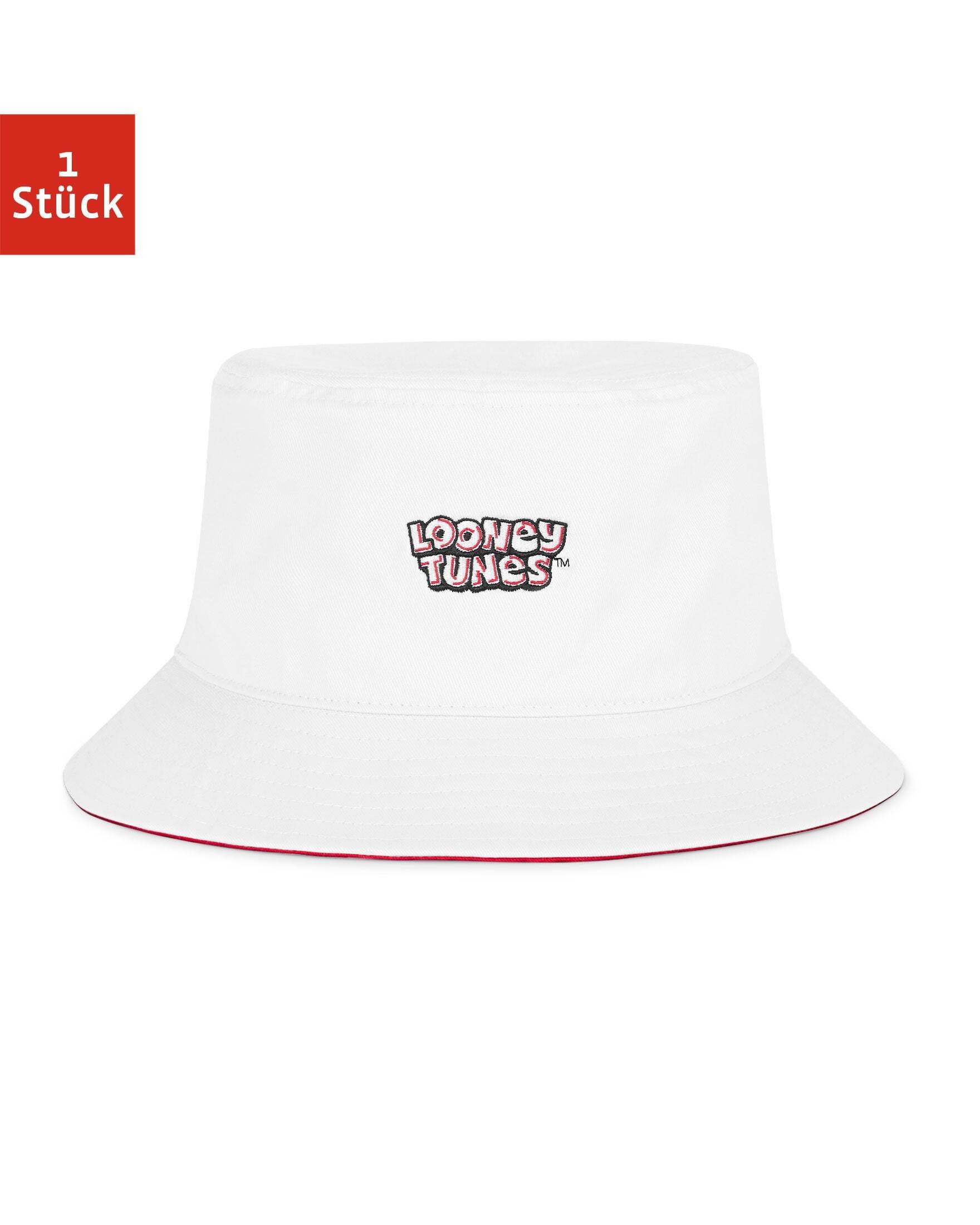 SNOCKS Fischerhut SNOCKS x Looney Tunes Bucket Hat Sonnenhut unisex (1-St) aus 100% Bio-Baumwolle, perfekter Sonnenschutz