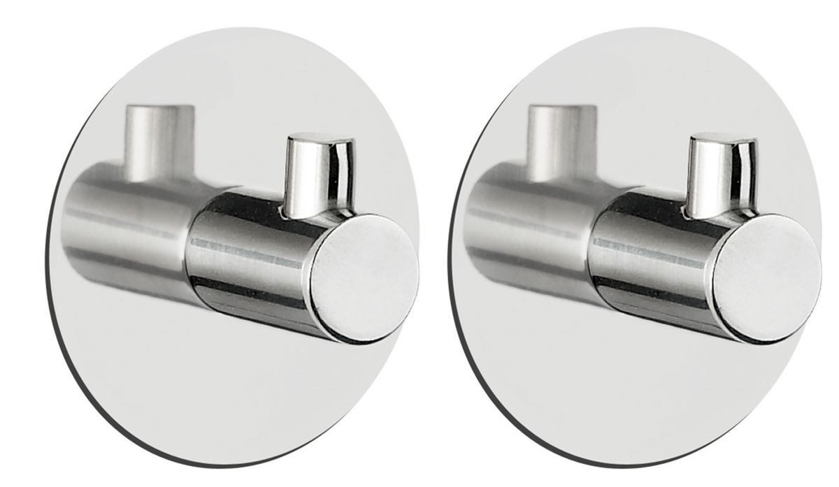 spirella Badaccessoire-Set spirella Haken Edelstahl 2er Set