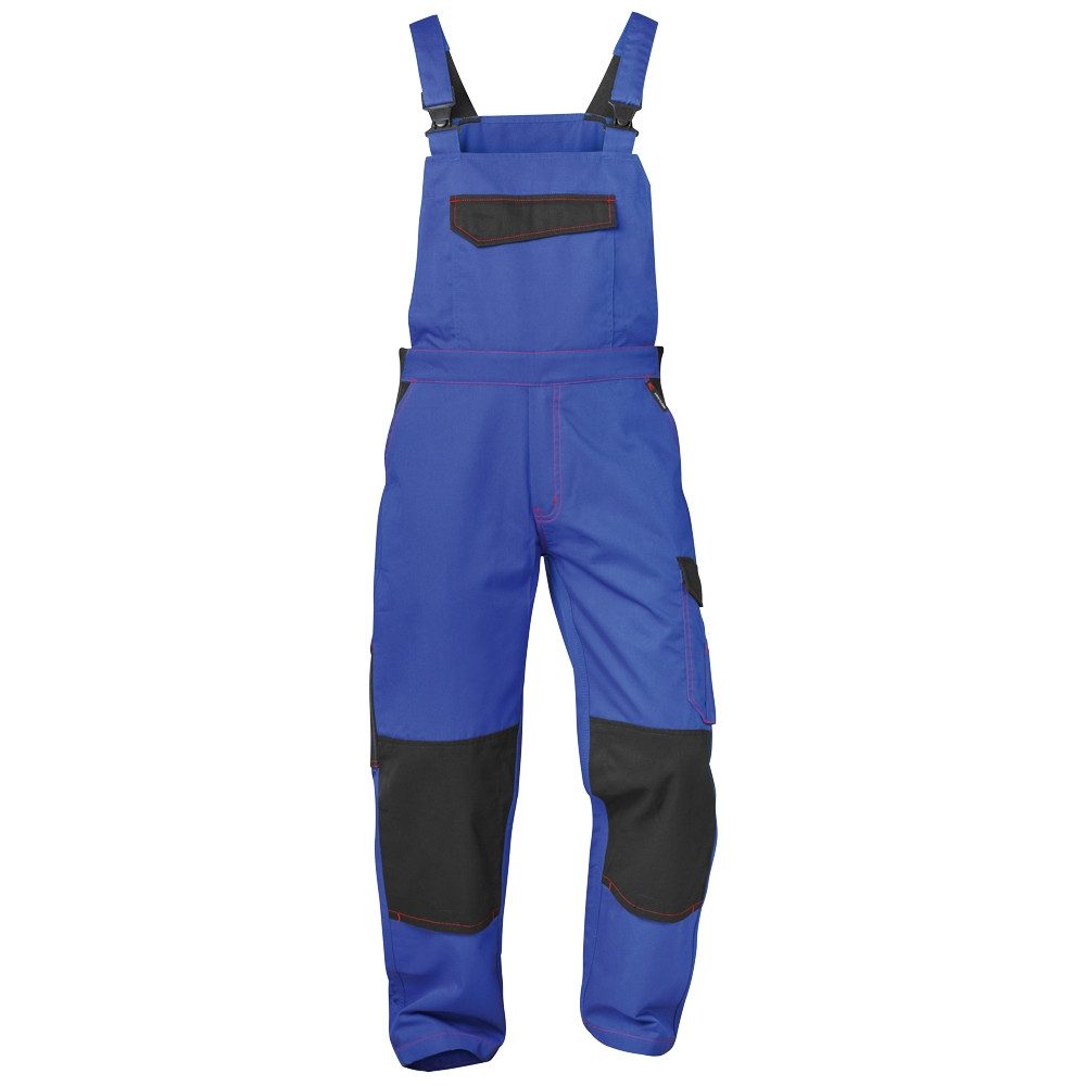Schutzhose ANDERLECHT Twill Latzhose CRAFTLAND® Kornblau/Schwarz 22472 Gr.64