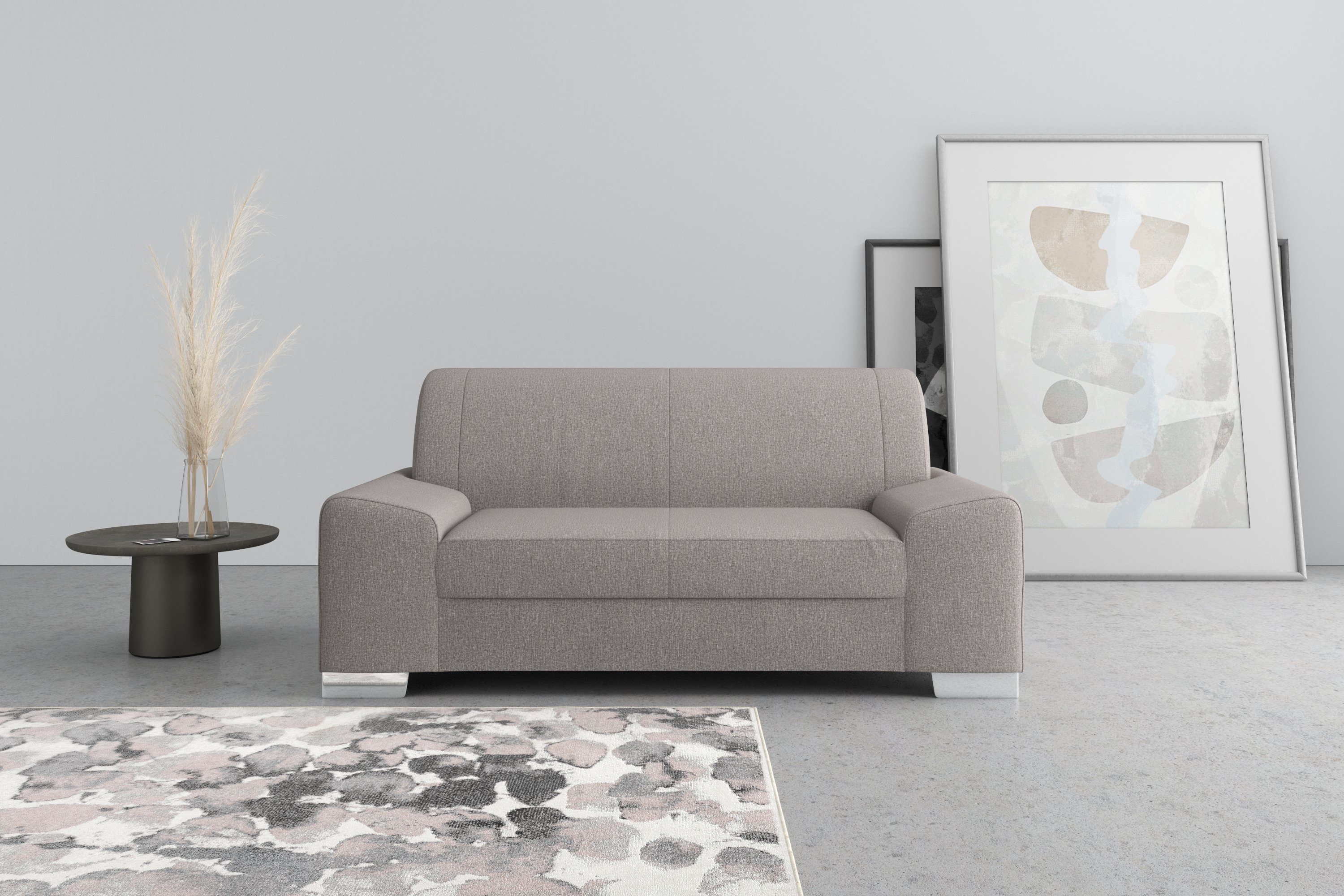 DOMO collection 2-Sitzer Anzio, wahlweise mit Federkern