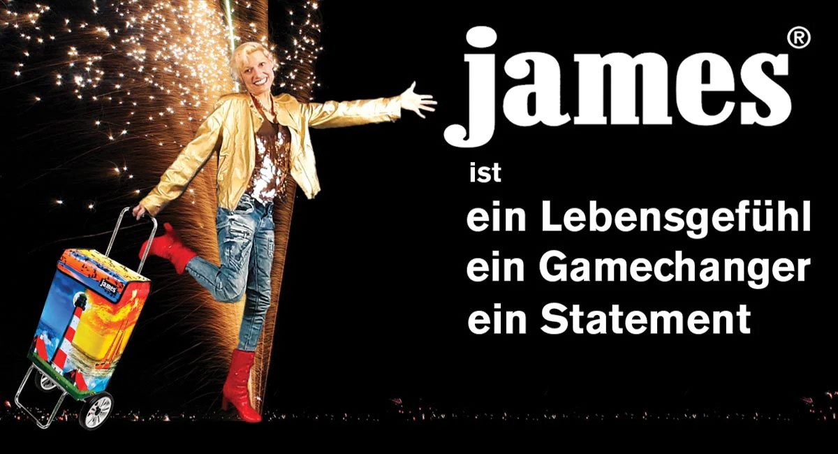 james Einkaufstrolley SOMBALILA - stabiler Einkaufswagen mit individuellem günstig online kaufen