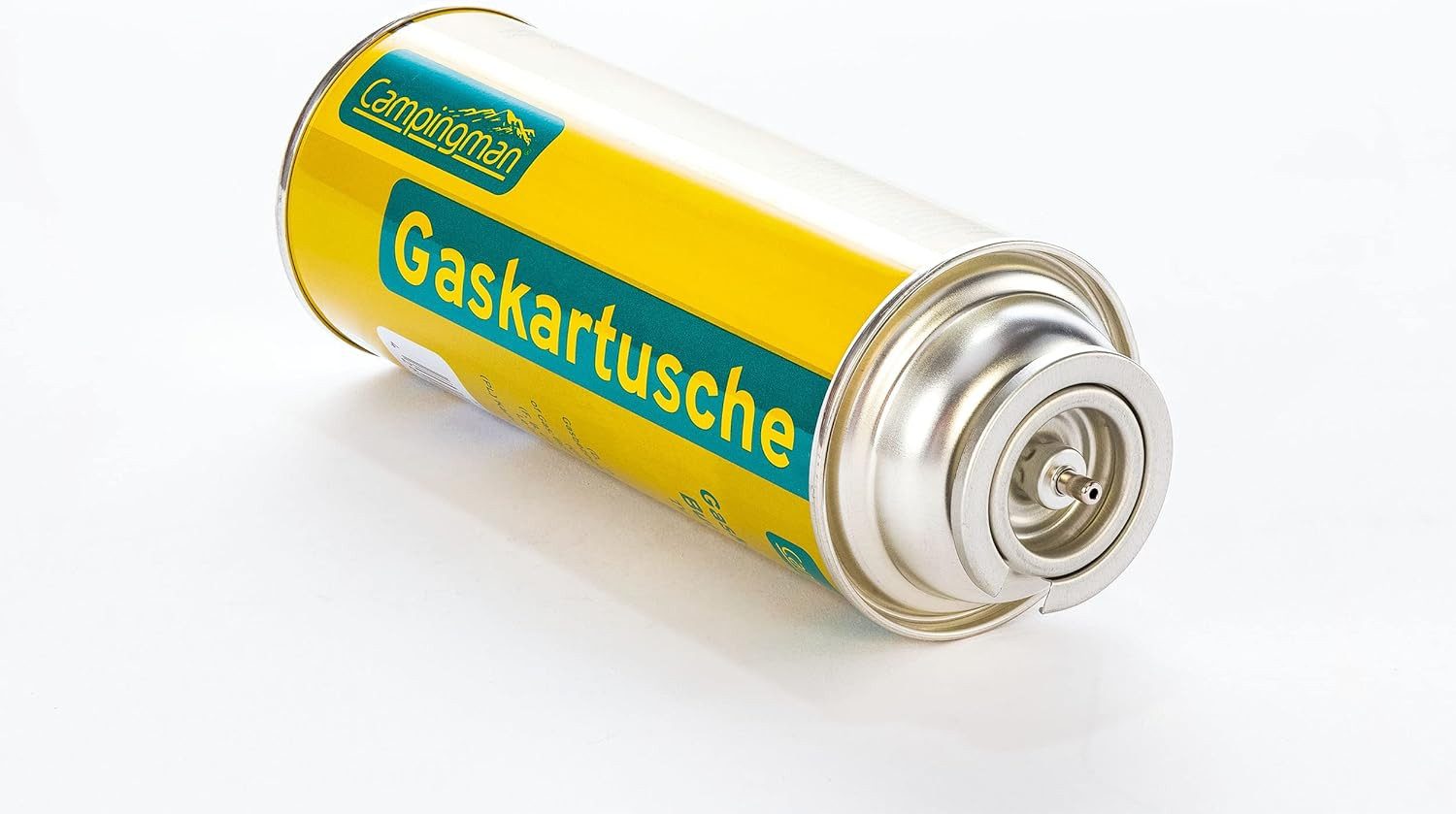 campingmann Gaskartusche gaskartuschen 227g Butan Gas mit Ventil Universal Butangas, 4 St., Brennstoffflaschen Campingas für Gaskocher Gasheizung