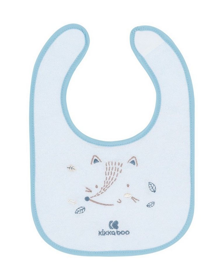 Kikkaboo Lätzchen Babylatz Little Fox 3-tlg Set, (1-St), 100% Baumwolle  wasserfest Klettverschluss