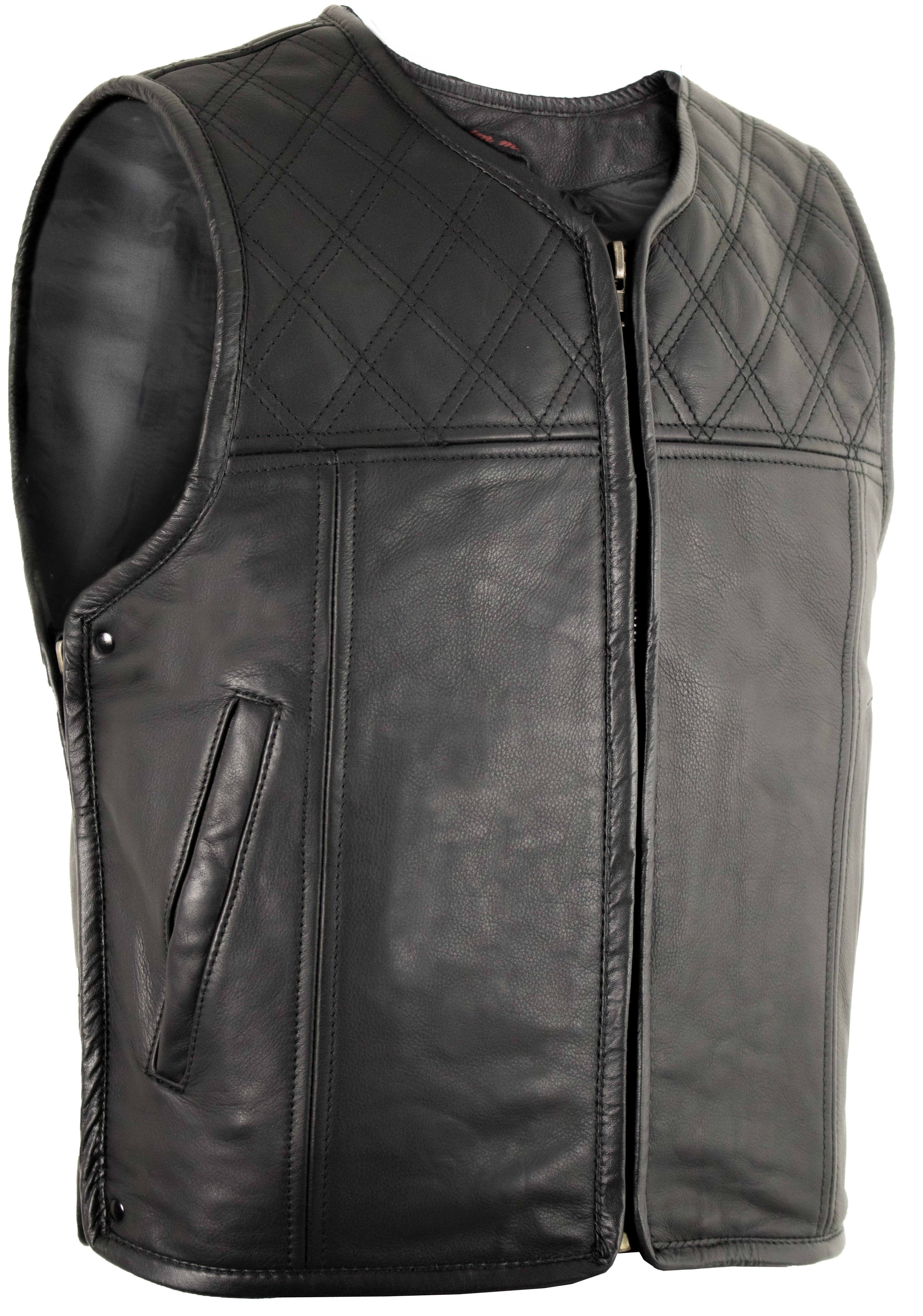 MDM Lederweste Herren Biker Lederweste (Motorrad günstig online kaufen
