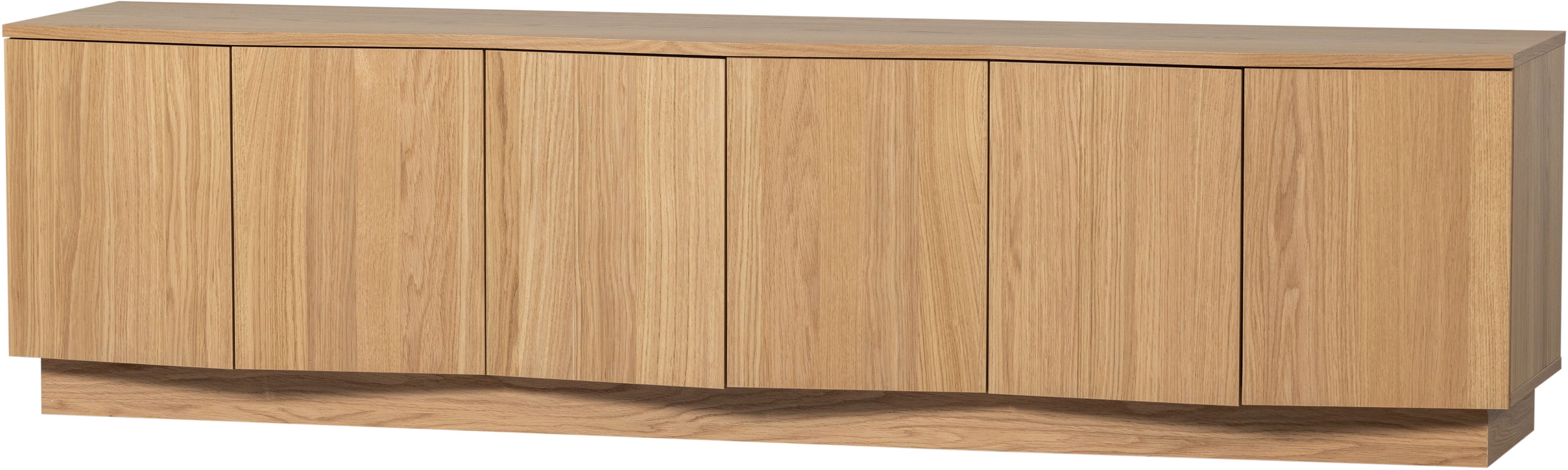 WOOOD Lowboard WOOOD ZUMA TV-MÖBEL, Zuma TV-Kommode Eiche bietet Stil, Stauraum und einzigartiges Design