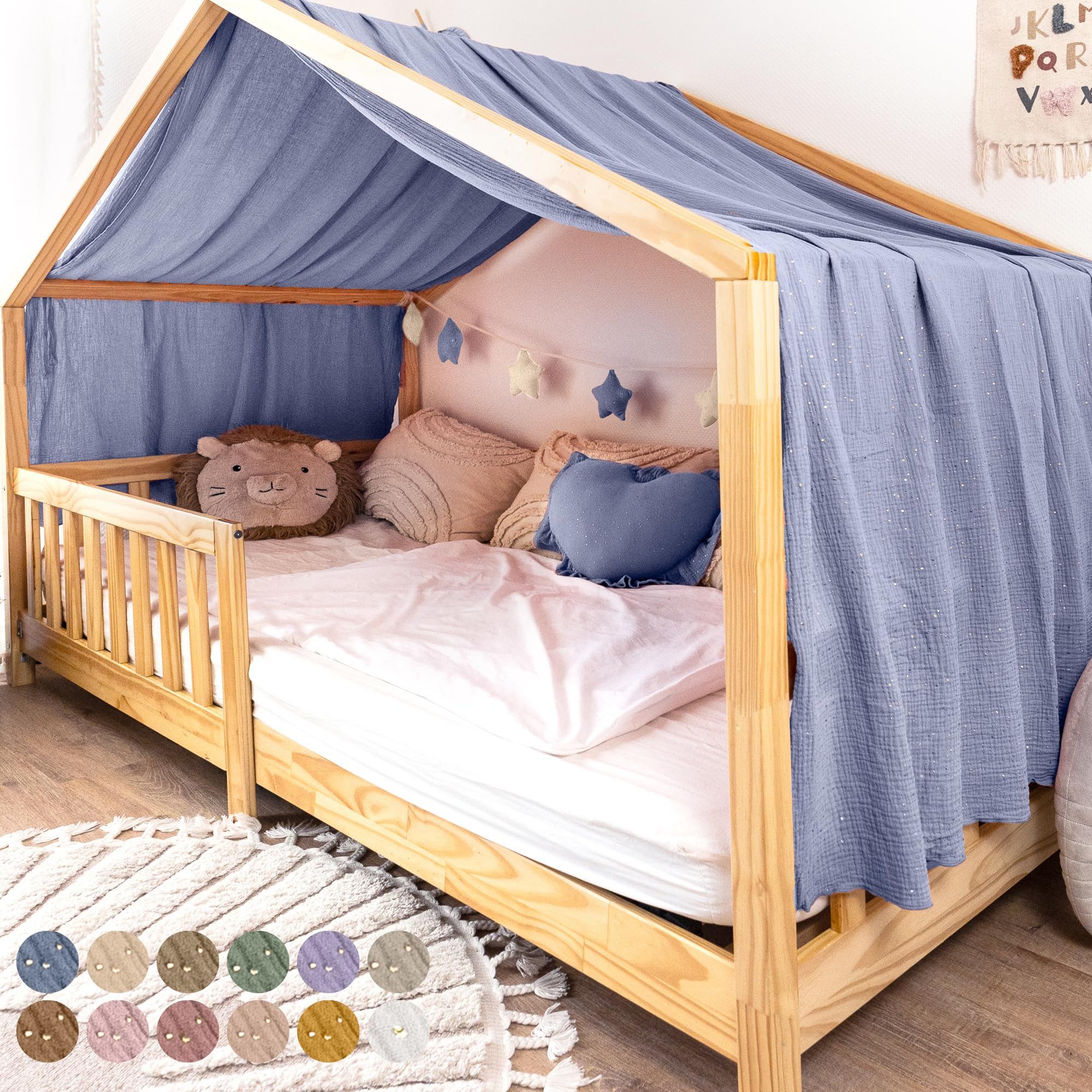 lilimaus Betthimmel Musselin Hausbett Himmel Kinderzimmer günstig online kaufen