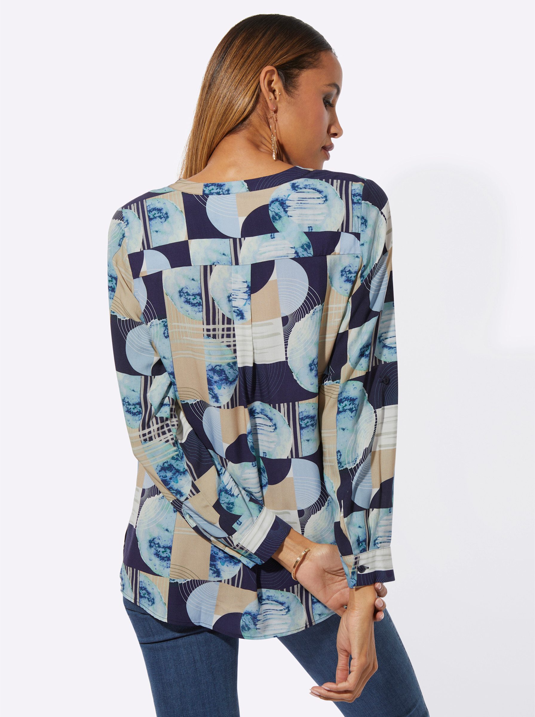 creation L Klassische Bluse Druckbluse günstig online kaufen