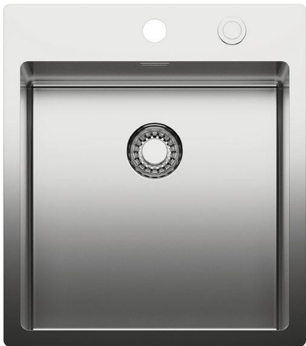 Naber Einbauspüle Einbauspüle Corno Piu Schrankbreite 50 cm PR3 Edelstahl 1013114