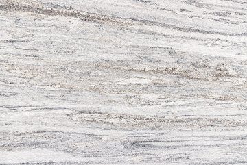 riess-ambiente Sideboard MOUNTAIN SOUL 175cm braun / weiß / schwarz (Einzelartikel, 1 St), Akazie-Massivholz · Naturstein · Kommode · Wohnzimmer · Marmor-Design