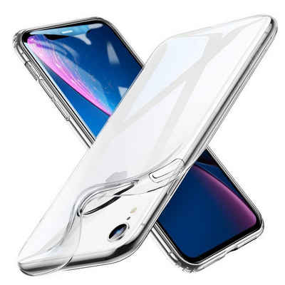 CoolGadget Handyhülle Transparent Ultra Slim Case für Apple iPhone XR 6,1 Zoll, Silikon Hülle Dünne Schutzhülle für iPhone XR Hülle