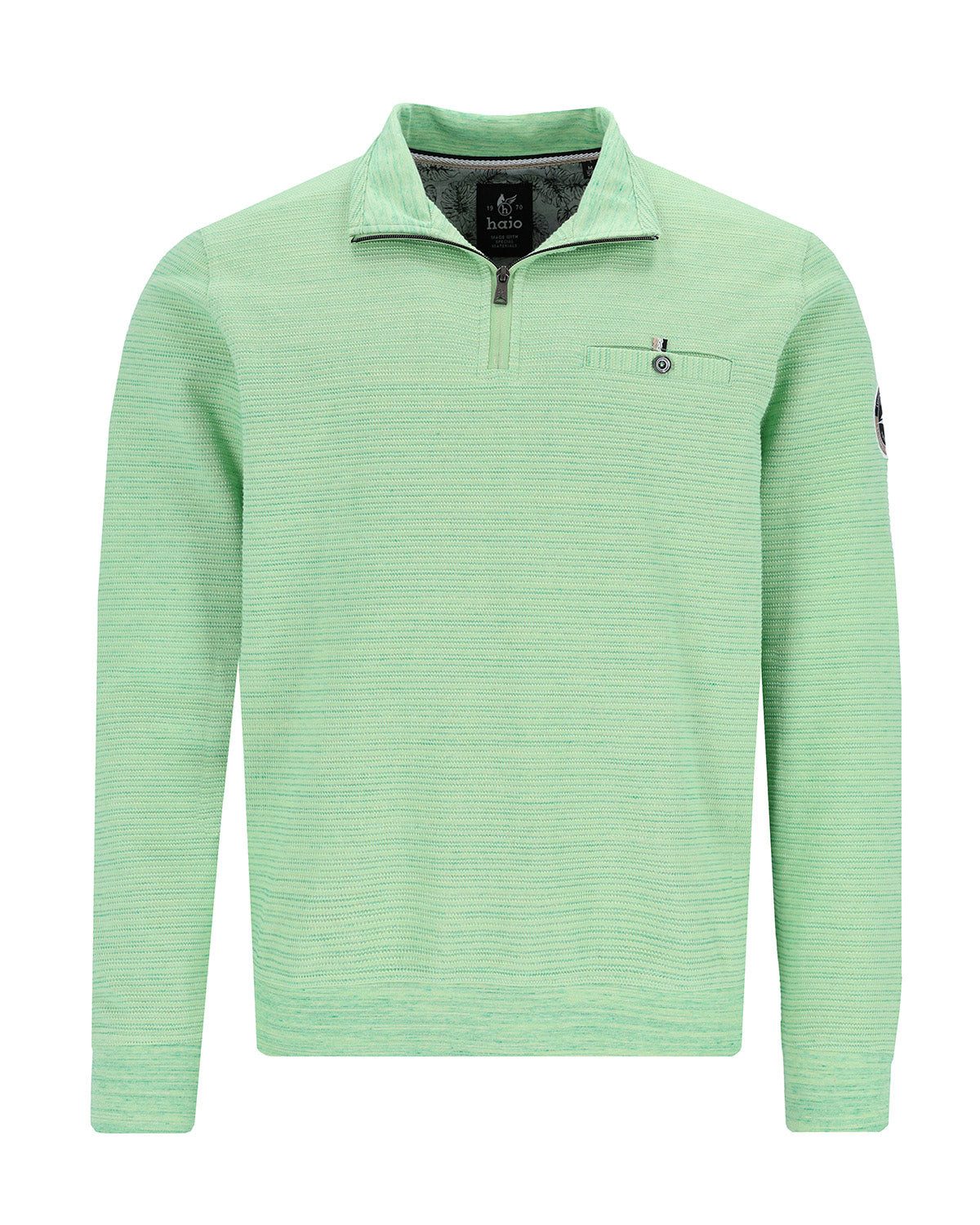 Hajo Sweatshirt Sweatshirt in Alloverquerrippe