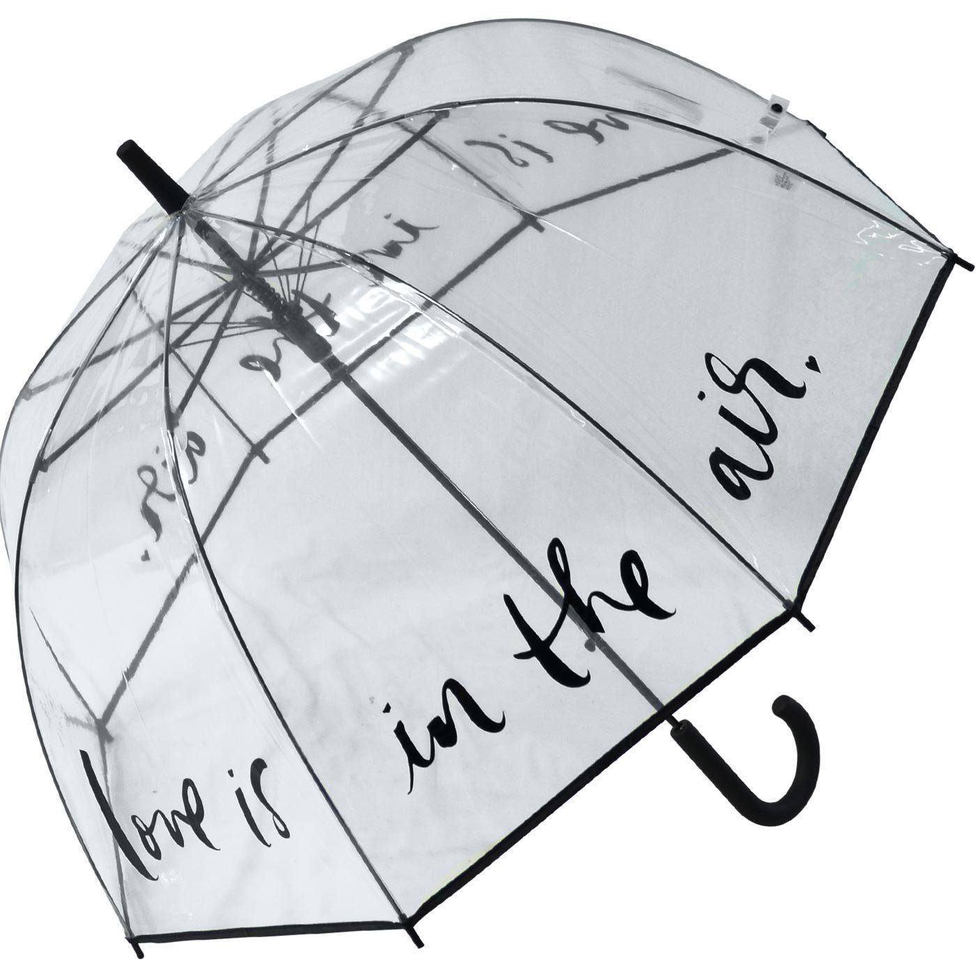 Impliva Langregenschirm Falconetti® Automatik Glockenschirm "love is in the günstig online kaufen