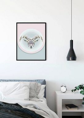 Komar Poster Capricorn, Tiere (1 St), Kinderzimmer, Schlafzimmer, Wohnzimmer