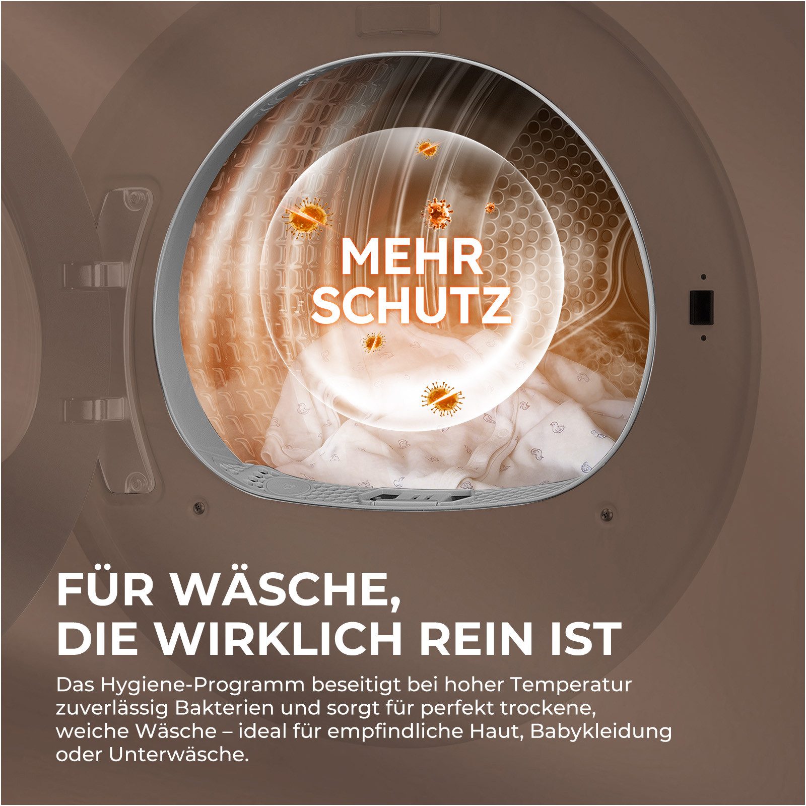 Haier Wärmepumpentrockner G9 Serie HD90-A687U1, Smart AI Automatikprogramm & Ultra Sense