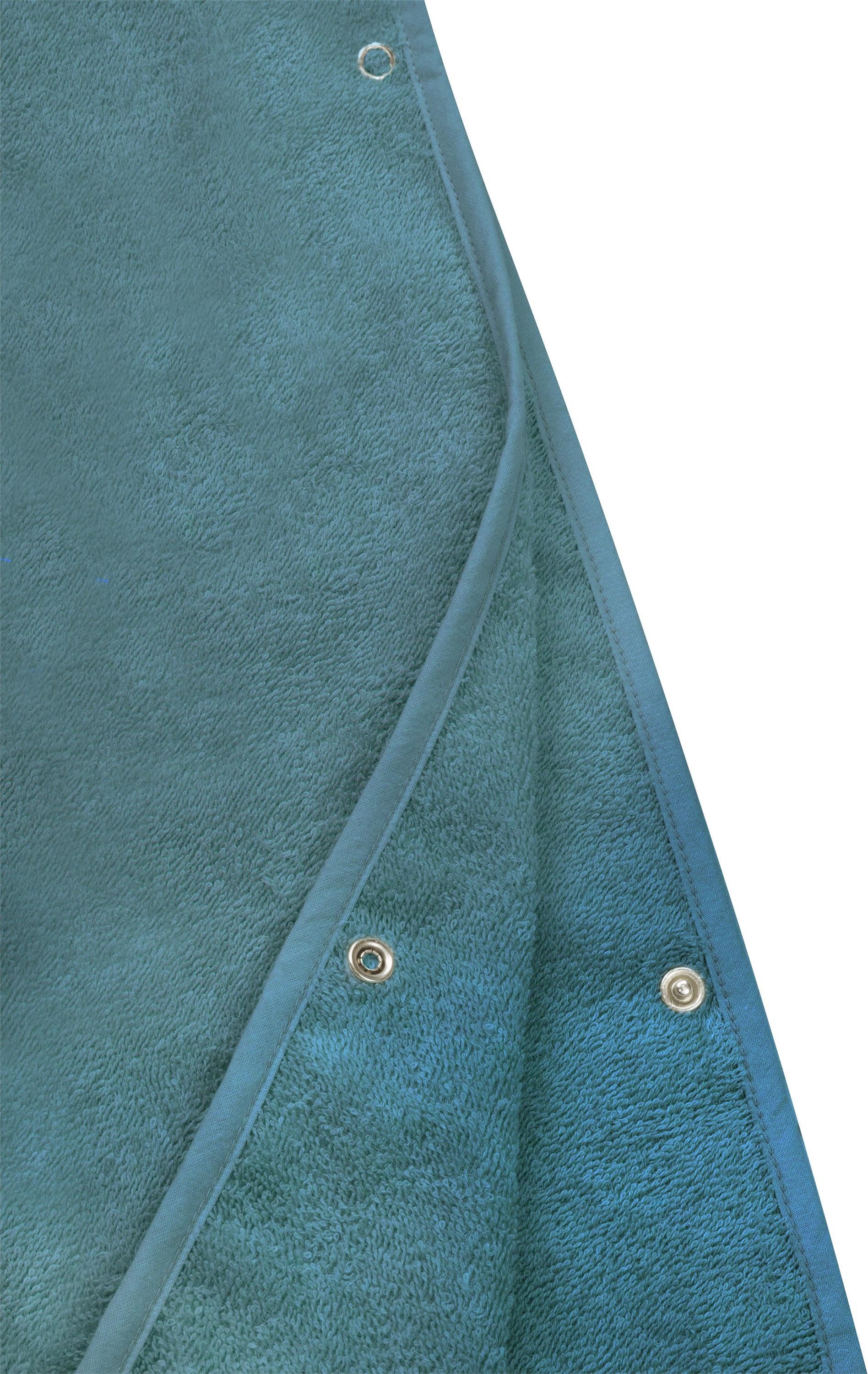 normani Badeponcho Kinder Baumwoll Badeponcho Manama, Bio-Baumwolle, Kapuze, Schlupf, Badeponcho aus 100 % Bio-Baumwolle – Bild 3 von 5