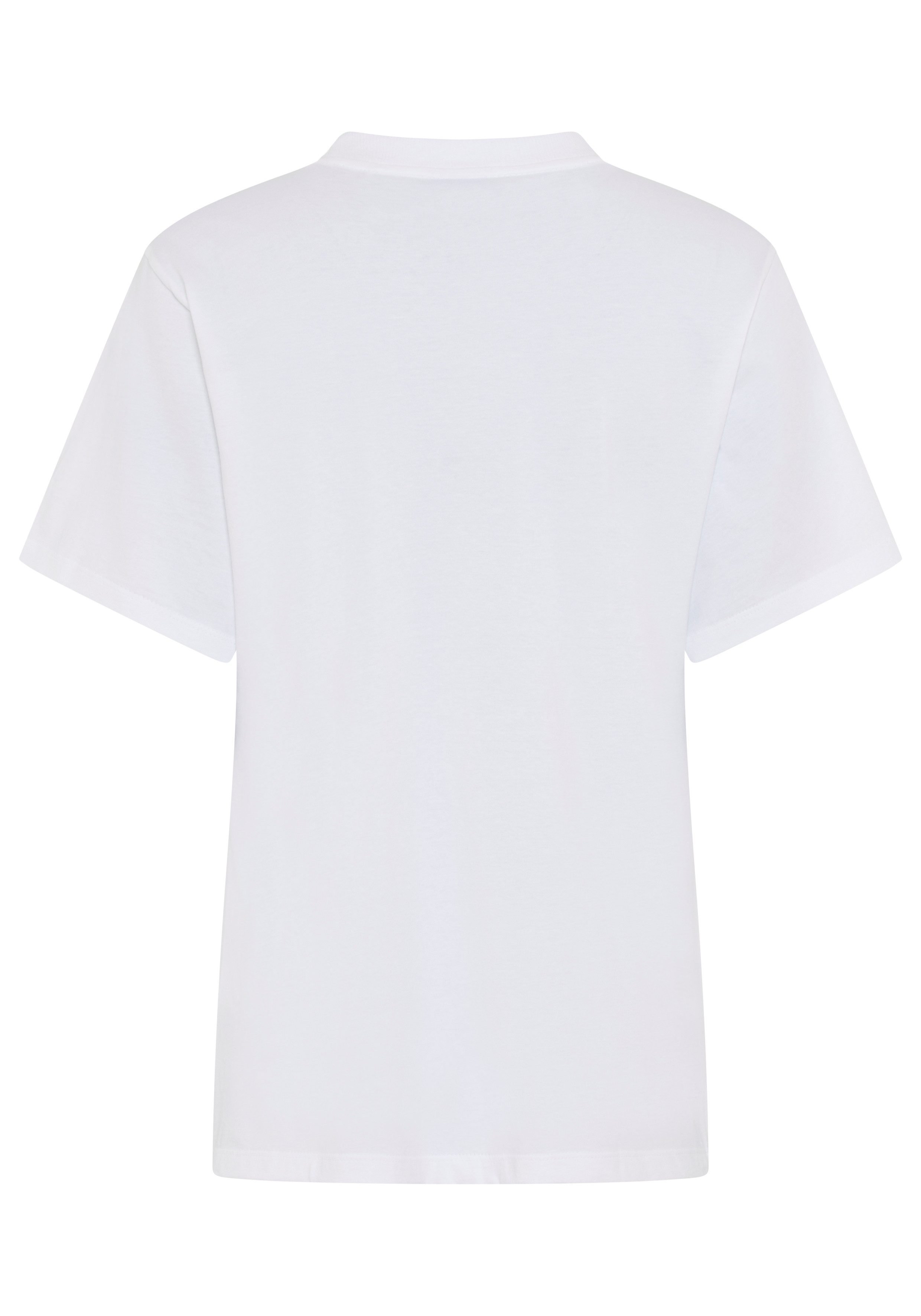 HUGO Blue T-Shirt Vintage Tee mit Rundhals, bedruckt günstig online kaufen