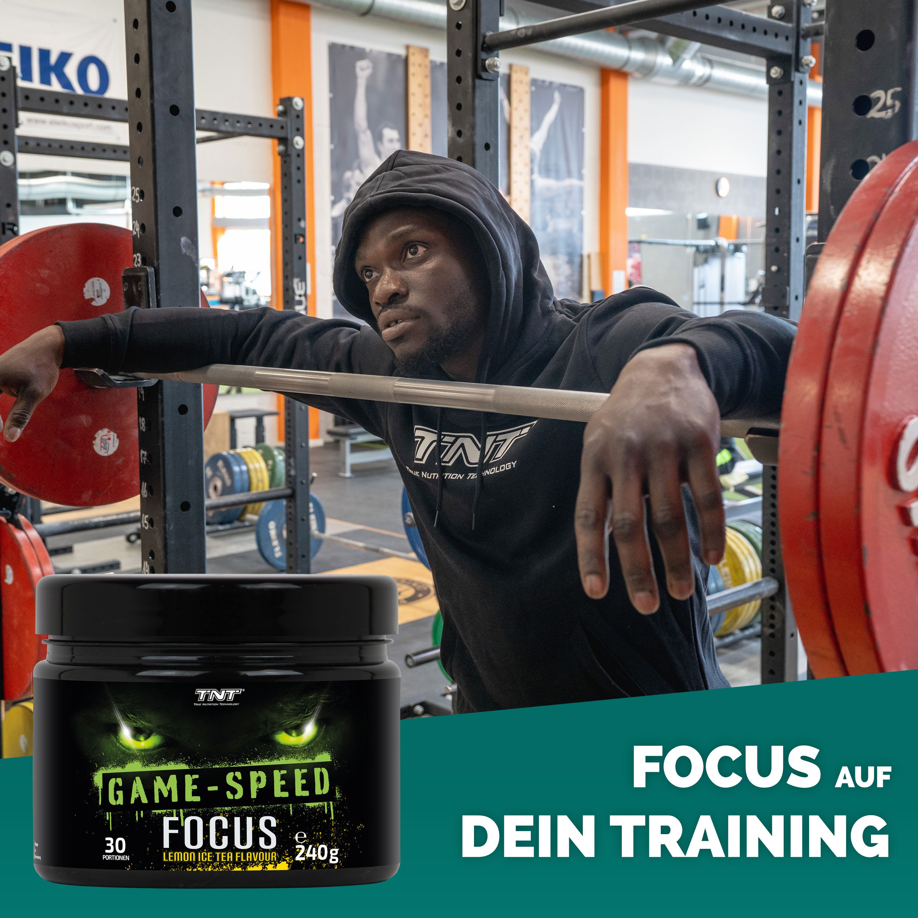 TNT (True Nutrition Technology) Game Speed - Trainingsbooster für erhöhten Fokus Pulver