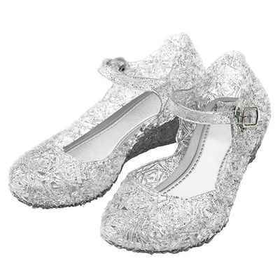 Katara »Prinzessin Kostümzubehör Absatz Schuhe für Kinder« Ballerina Elsa, Cinderella, Dornröschen, Mädchen, Fasching Kostüm Karneval
