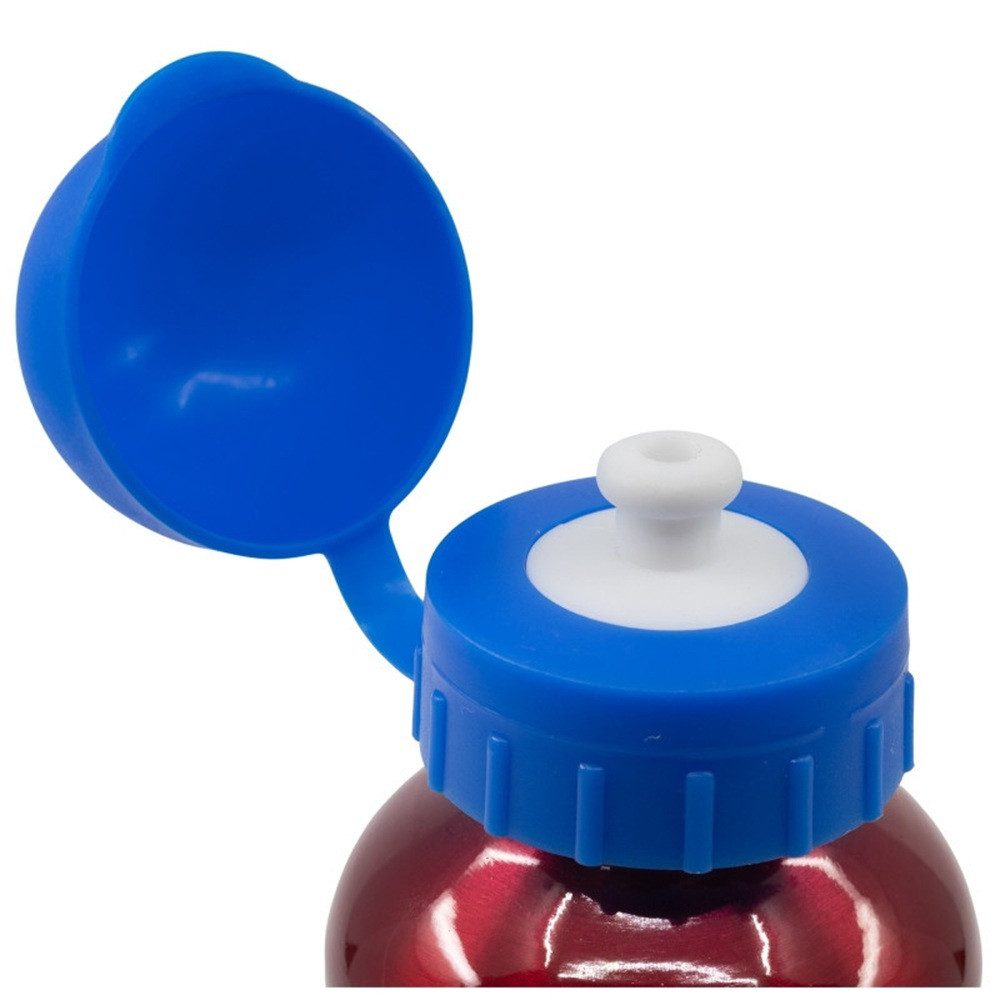 Spiderman Trinkflasche Spiderman Midnight Flyer Aluminiumflasche 400 ml, Flasche mit Schutzkappe und Staubschutz