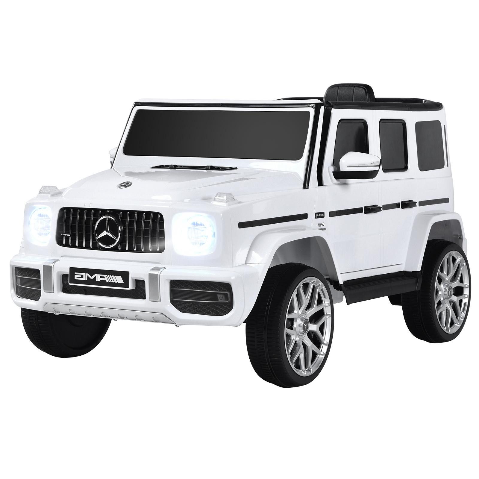 KOMFOTTEU Elektro-Kinderauto, Belastbarkeit 30 kg, 12V Kinderfahrzeug mit LED-Lichter
