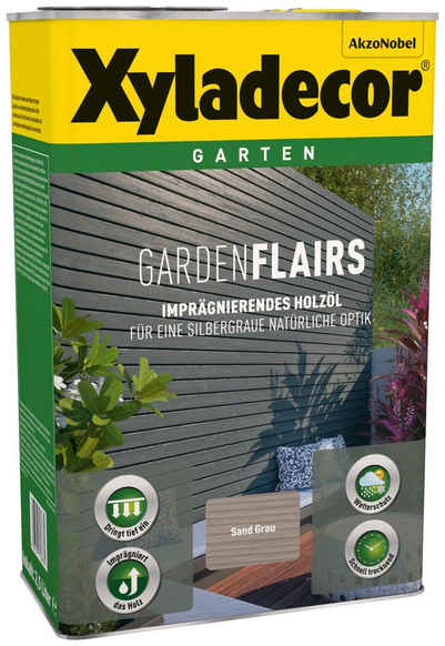 Xyladecor  Holzöl »Garden Flairs«, für Gartengestaltung, sandgrau, 0,75 l