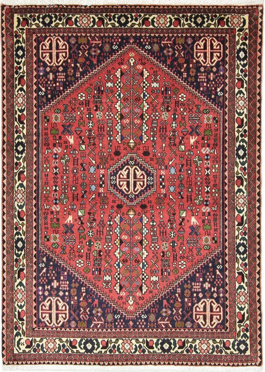 Orientteppich Abadeh 108x151 Handgeknüpfter Orientteppich / Perserteppich, Nain Trading, rechteckig, Höhe: 8 mm