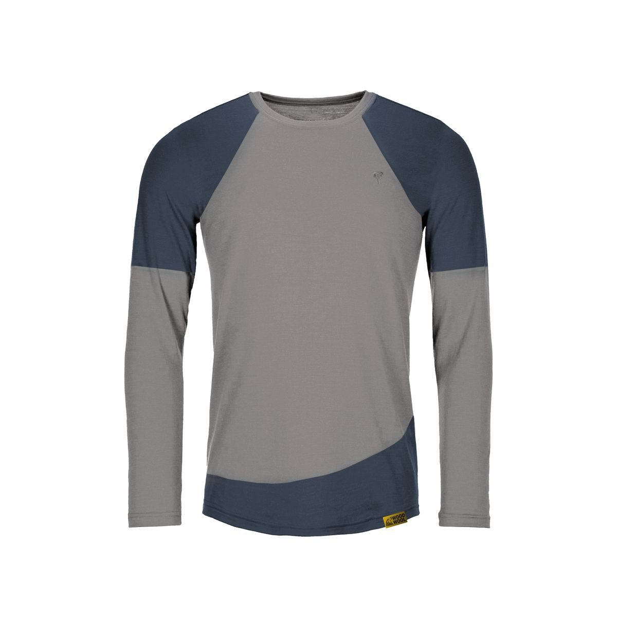 Grüezi bag Funktionsshirt Woodwool Longsleeve Mr. Picard Vielseitiges Longsleeve aus Merinowolle und Holzfasern für