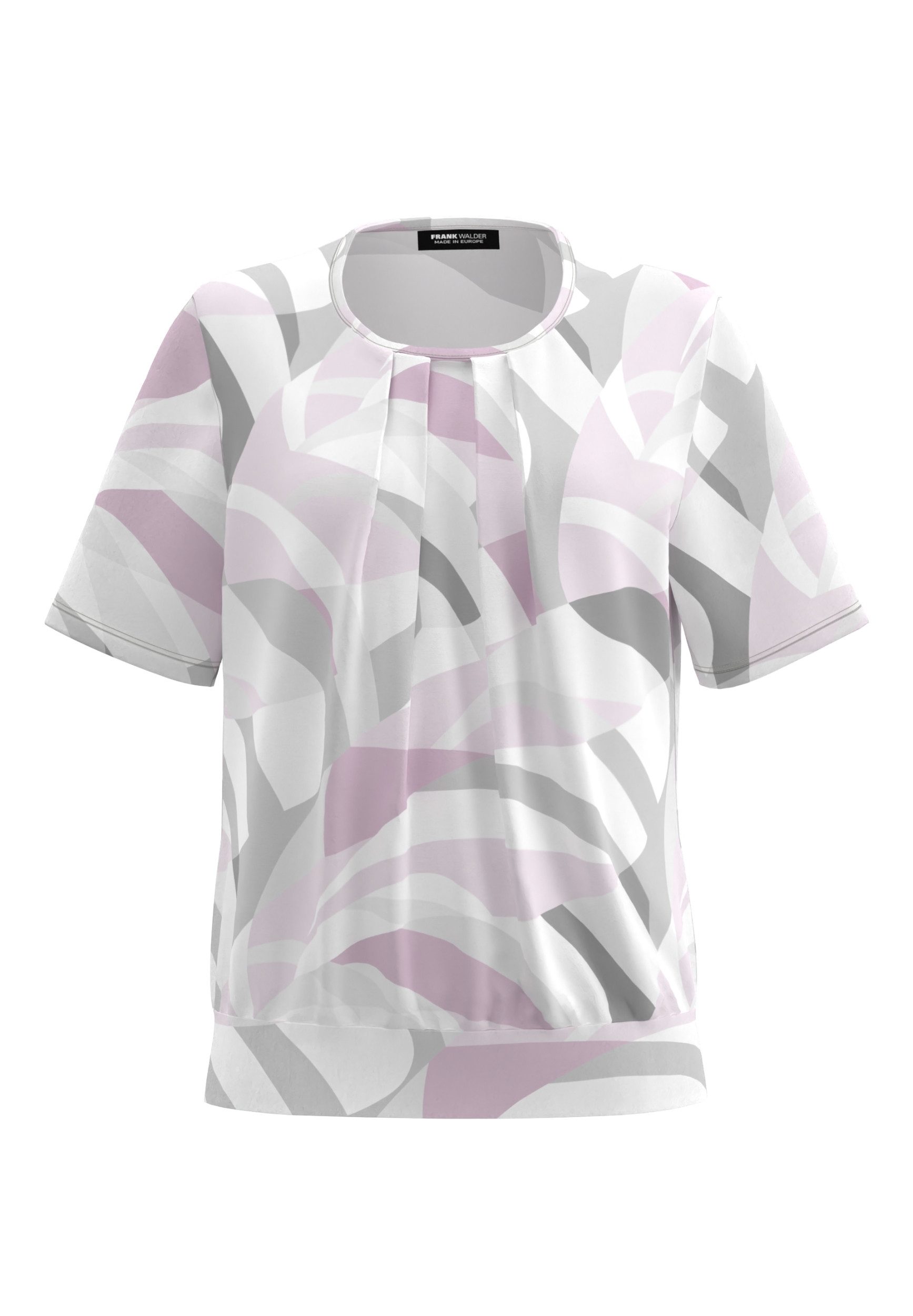 FRANK WALDER Kurzarmbluse NOSBlusenshirts DRUCK