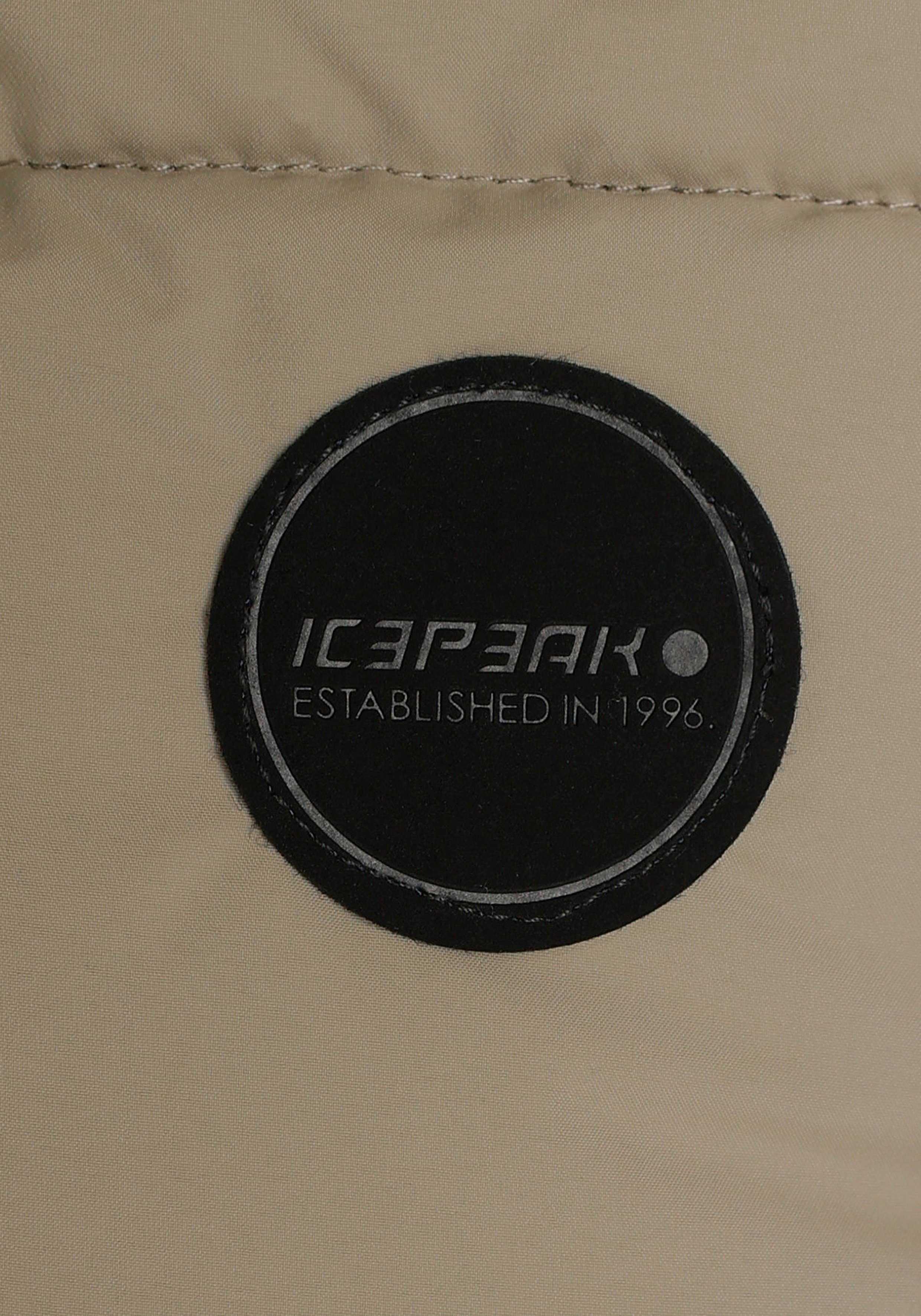 Icepeak Funktionsweste AKENE mit Eingriffstaschen khaki