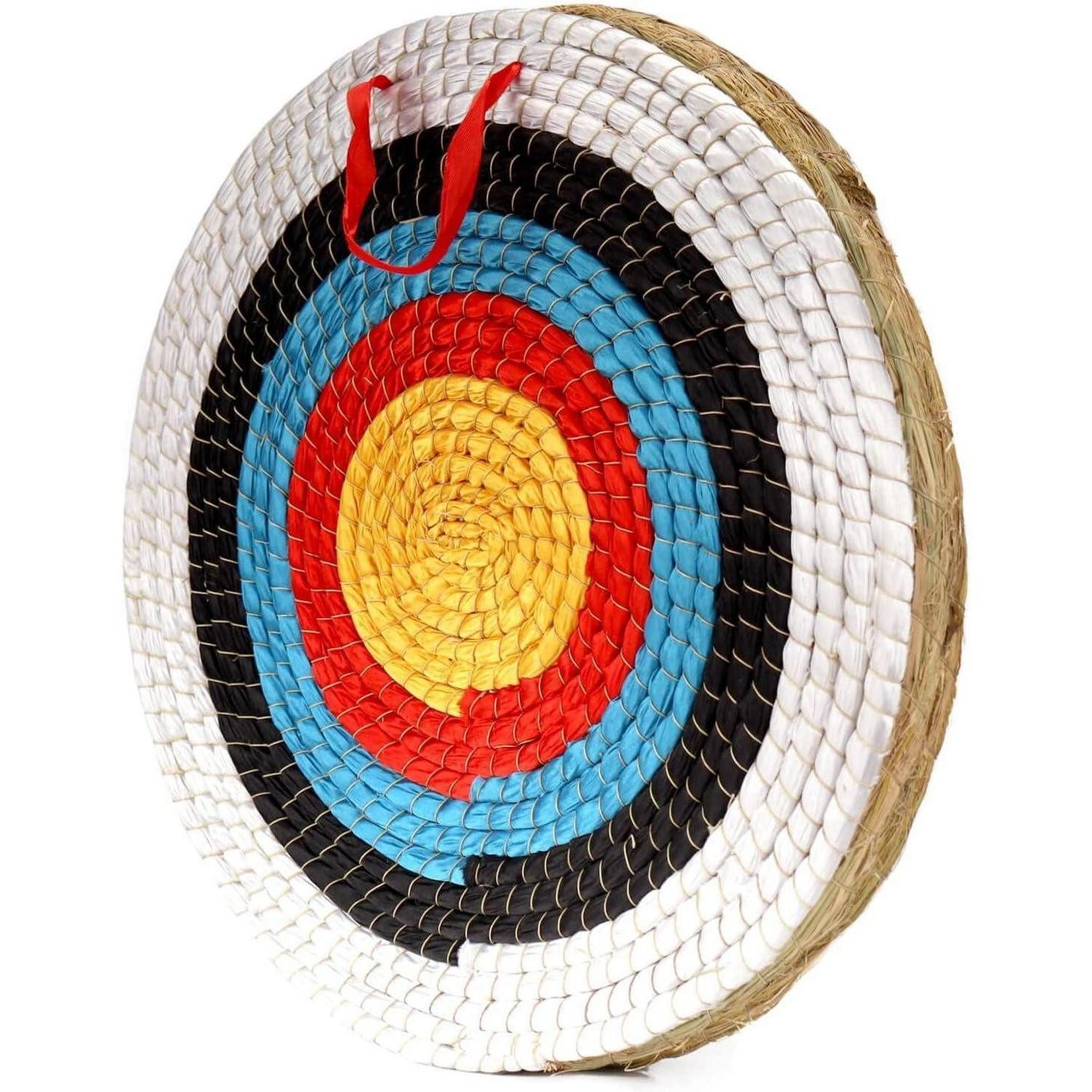 LuxusKollektion Zielscheibe Zielscheibe Stroh Recurve Compound Langbogen 50cm White Black 3 Layers