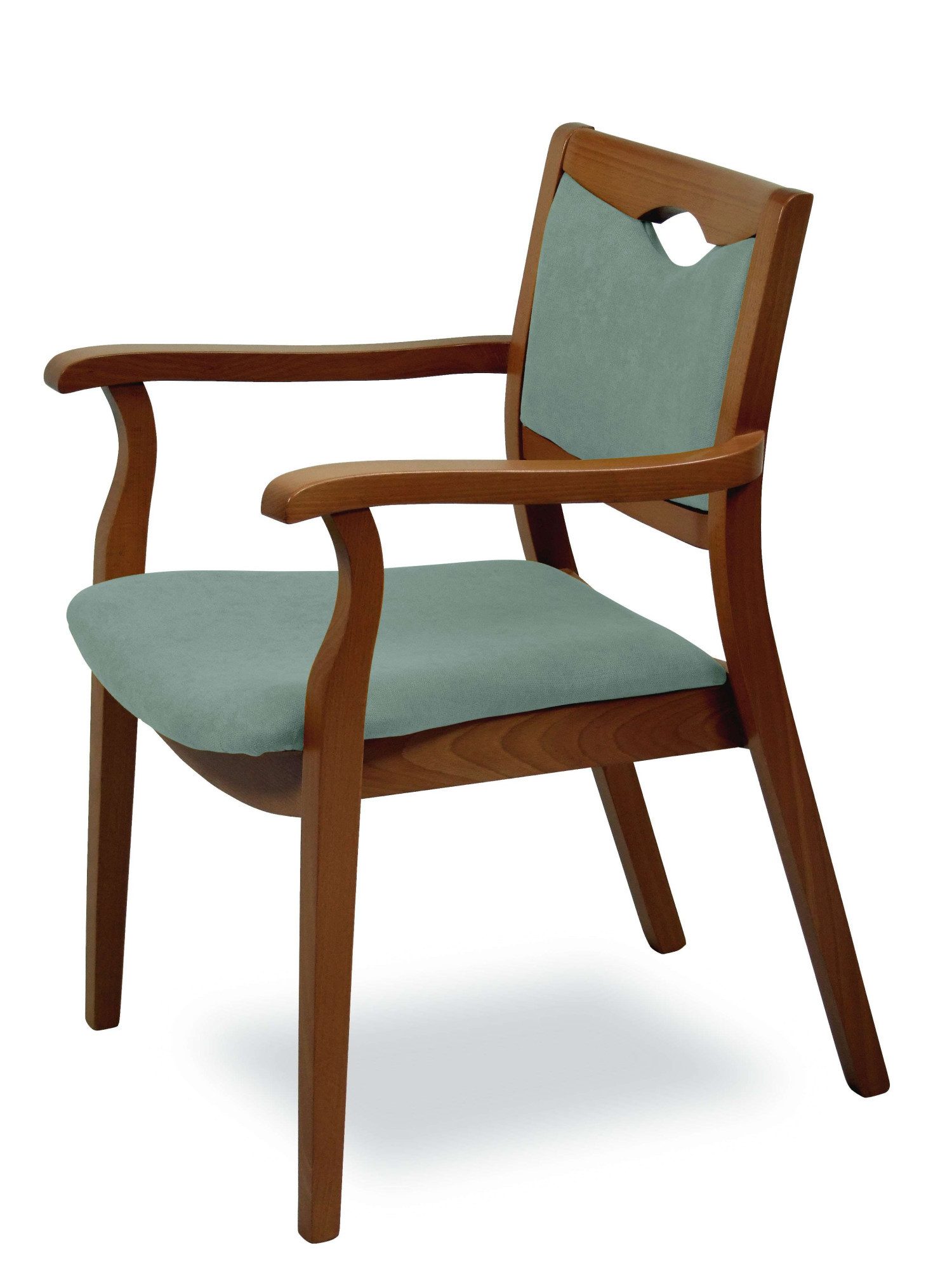 Home affaire Armlehnstuhl London, Stuhl, Komfortsessel, 3 Gestellfarben, Made in Italy (1 St), Extra-komfortabel, ergonomisch, fleckenabweisendes Gewebe, Massivholz