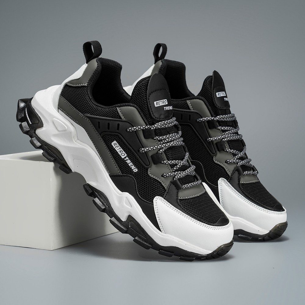 HUSK'SWARE Sneaker (EVA + TPR sorgen für hervorragende Dämpfung und Rückfederung., Schweinsleder kombiniert mit Mesh) Leicht, atmungsaktiv, rutschfest und antib – Bild 4 von 5