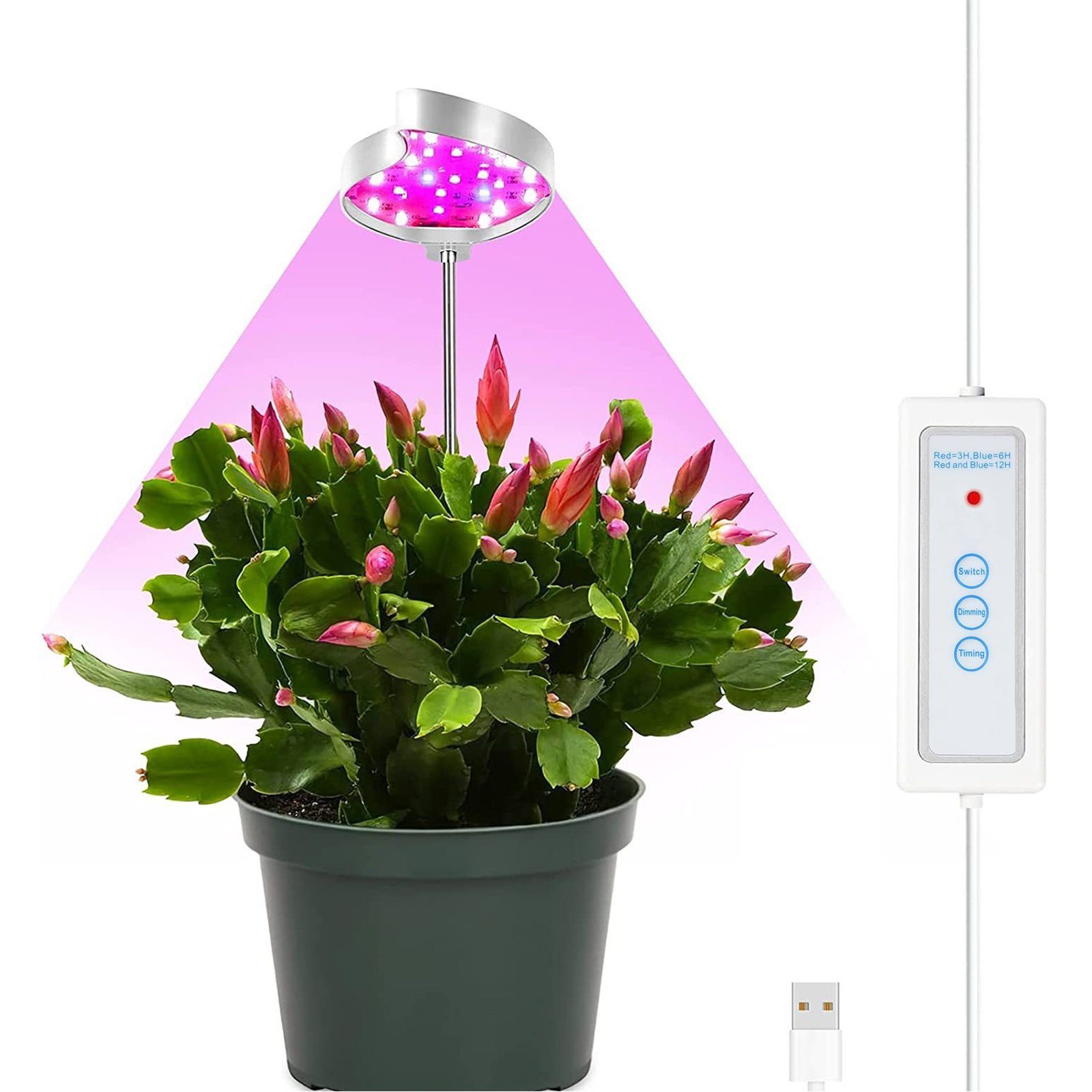MUPOO Pflanzenlampe Pflanzenlicht LED Pflanzenlampe Vollspektrum,für günstig online kaufen