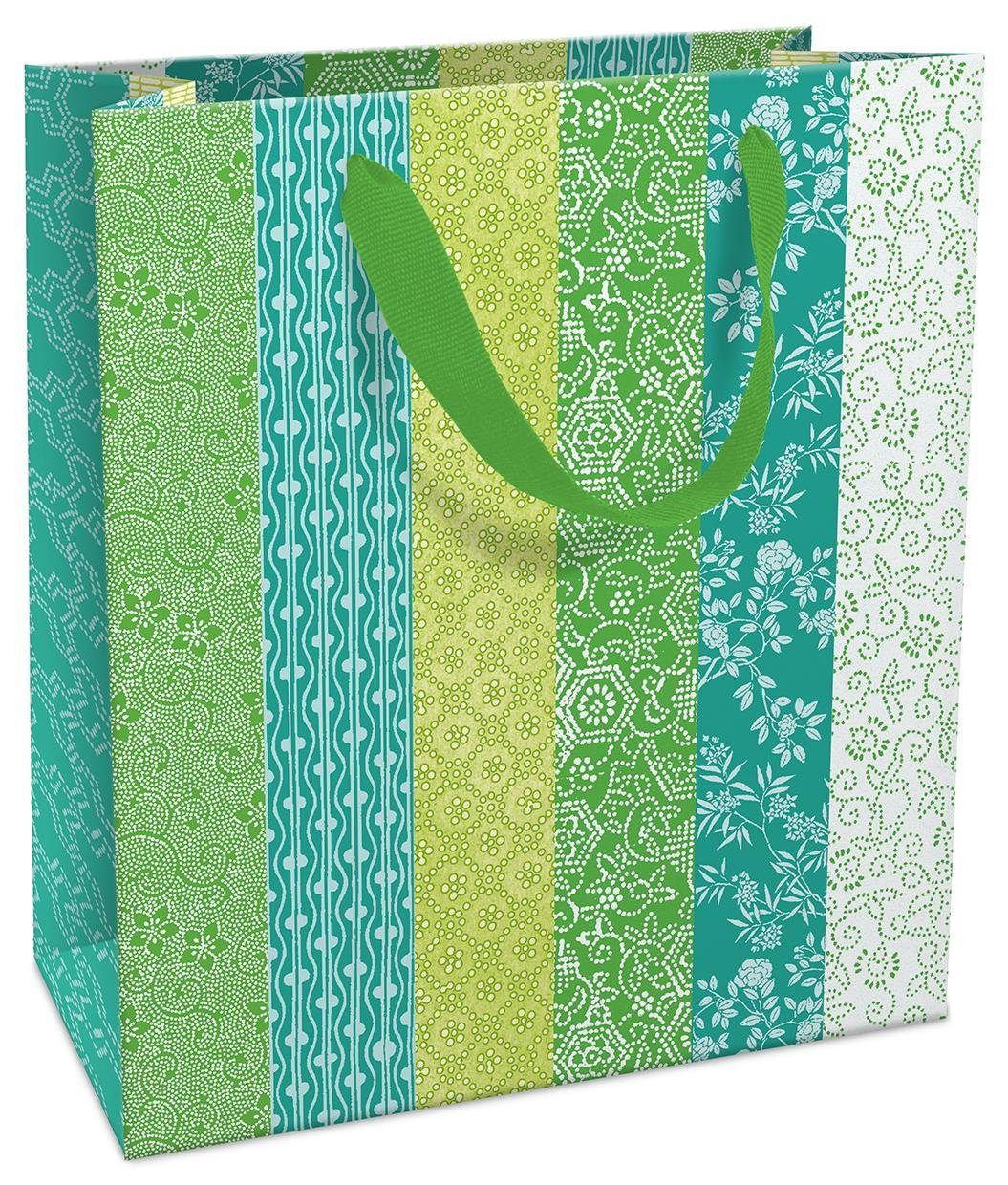 Trend Line Geschenkpapier Braun & Company Samui Geschenktragetasche 18 grün
