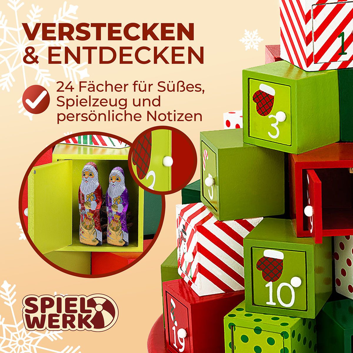 Spielwerk Adventskalender (24-tlg)