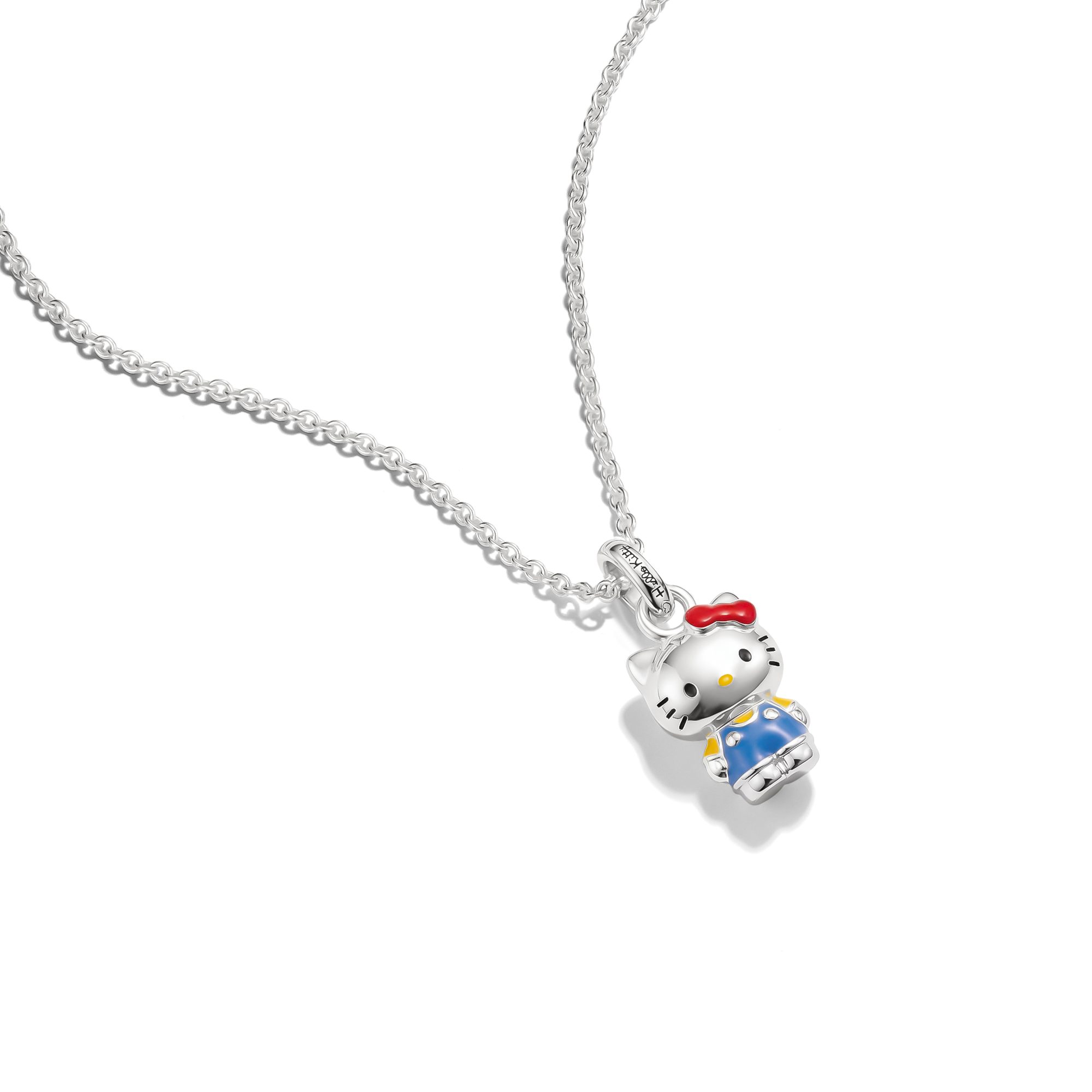 THOMAS SABO Kette mit Anhänger THOMAS SABO ♡ Hello Kitty Kette klassisch blau, Emaille