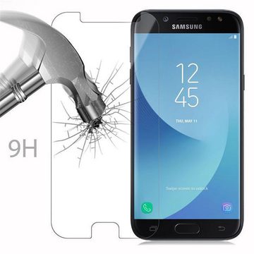 Cadorabo Schutzfolie Samsung Galaxy J5 2017, (1-St), Schutzglas Panzer Folie (Tempered) Display-Schutzglas mit 3D Touch