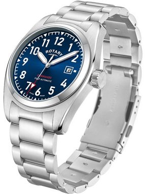 ROTARY Automatikuhr Rotary GB05470/52 Commando Herrenuhr 42mm 10ATM