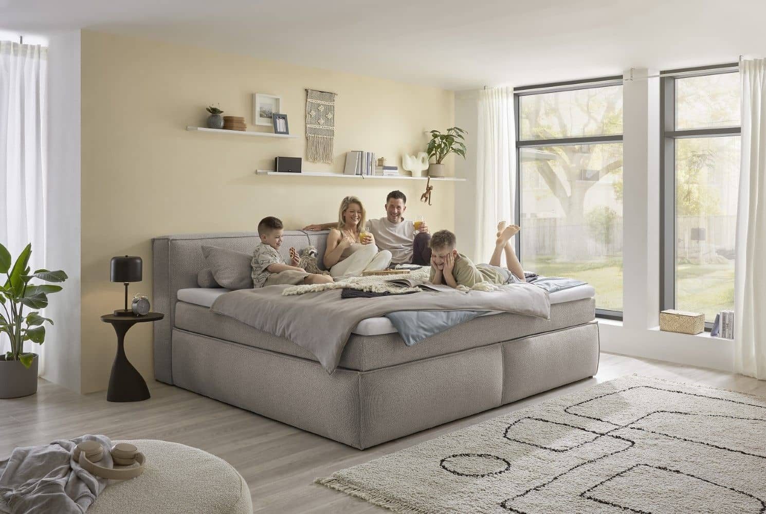 ED EXCITING DESIGN Boxspringbett Sandon 180x200 günstig online kaufen