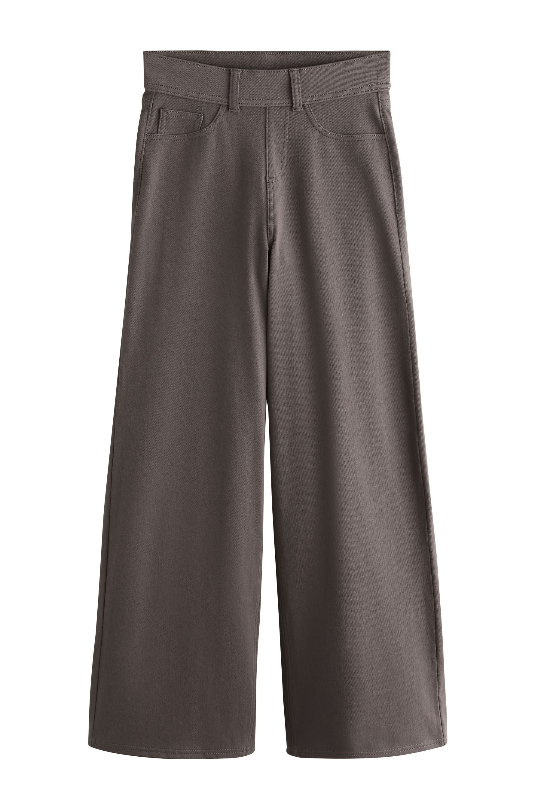 Next Jeansleggings Denim-Hose aus Jersey mit weitem Bein, 2er-Pack (2-tlg)