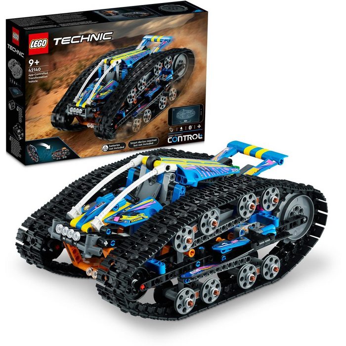 LEGO® Konstruktionsspielsteine App-gesteuertes Transformationsfahrzeug (42140) LEGO® Technic (772 St) Made in Europe