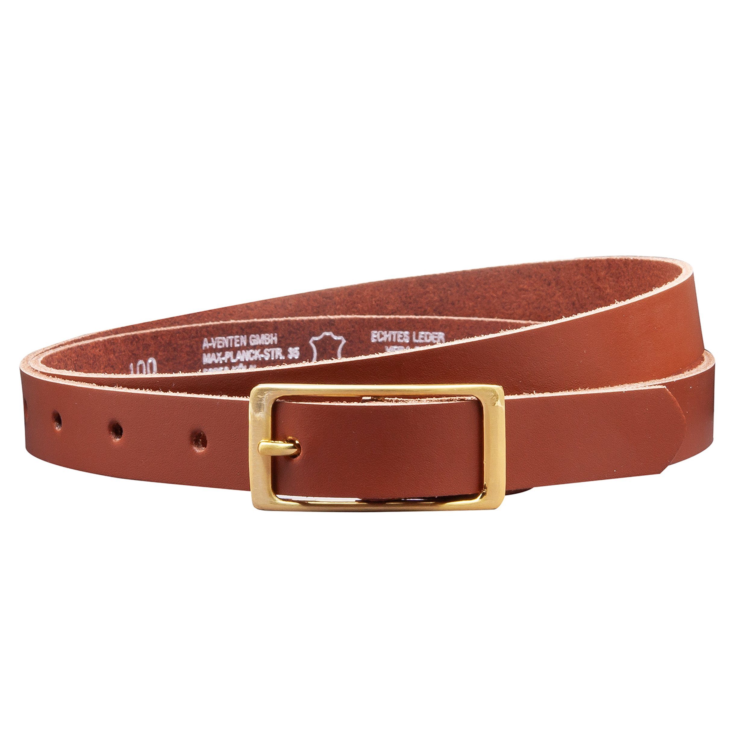 COLOGNEBELT Ledergürtel OM12-SL-Cognac MADE IN GERMANY, Cognac Kürzbar, 100 günstig online kaufen