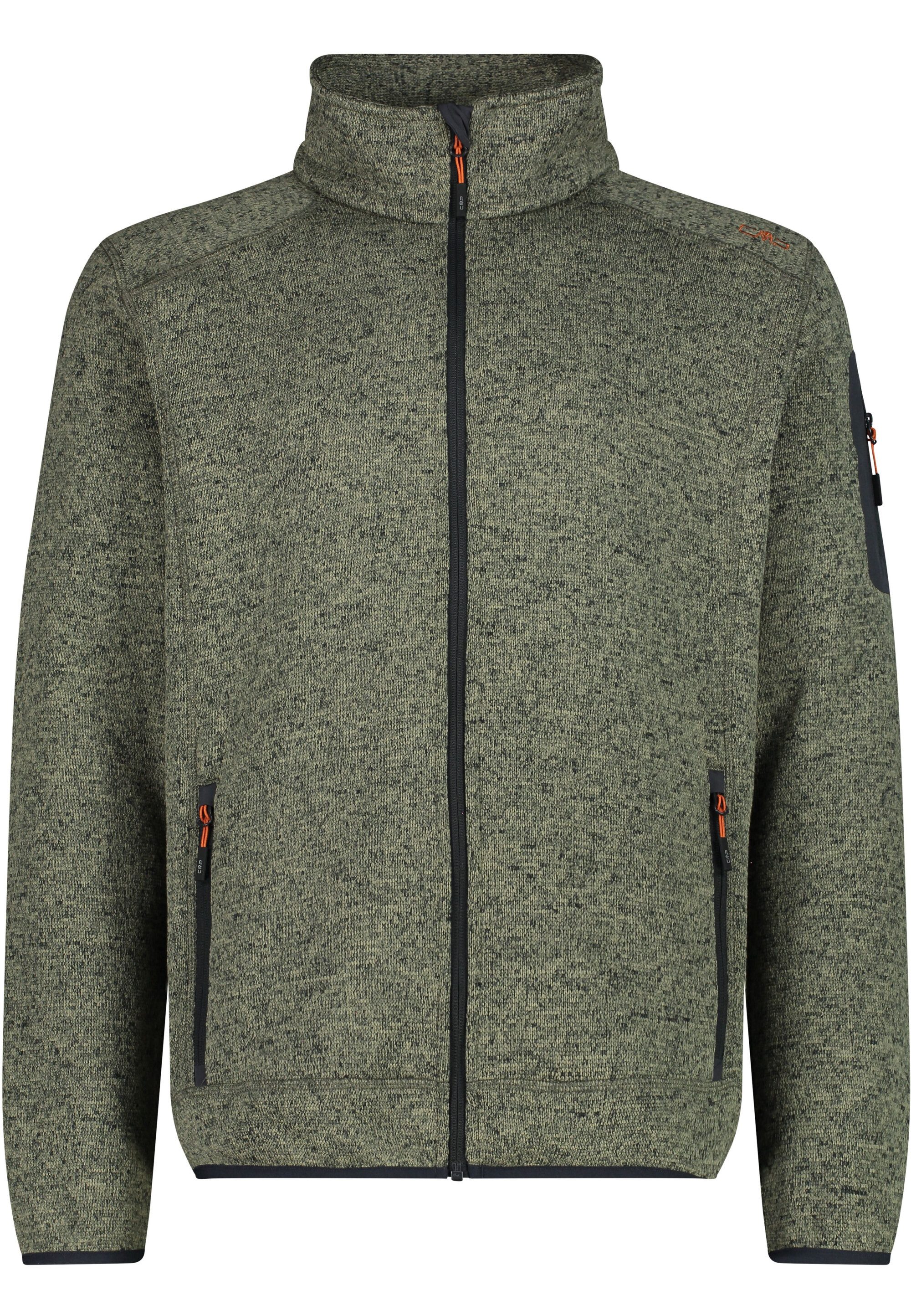 CMP Strickfleecejacke MAN JACKET SAGE-ANTRACITE günstig online kaufen