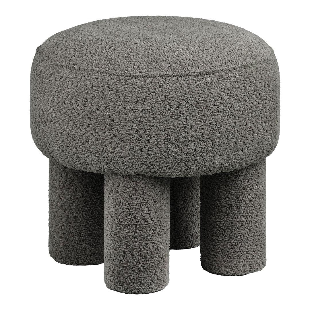 ebuy24 Pouf Frida Pouf Ø43cm koks­grau.