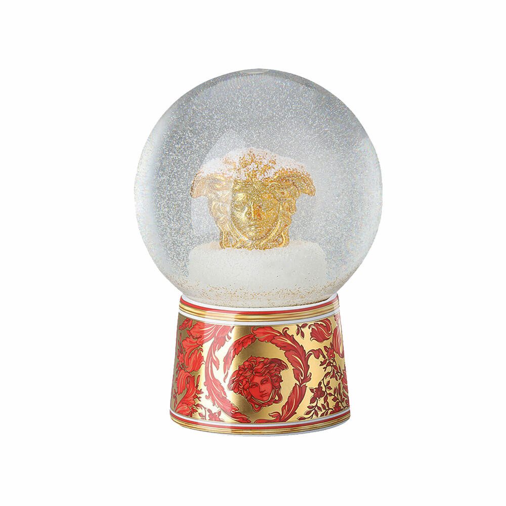 Rosenthal meets Versace Schneekugel Medusa Garland Red L